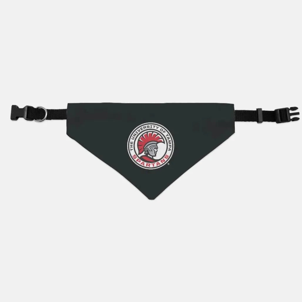 University of Tampa Pet Bandana - Spartan Seal Small Pet Bandanas