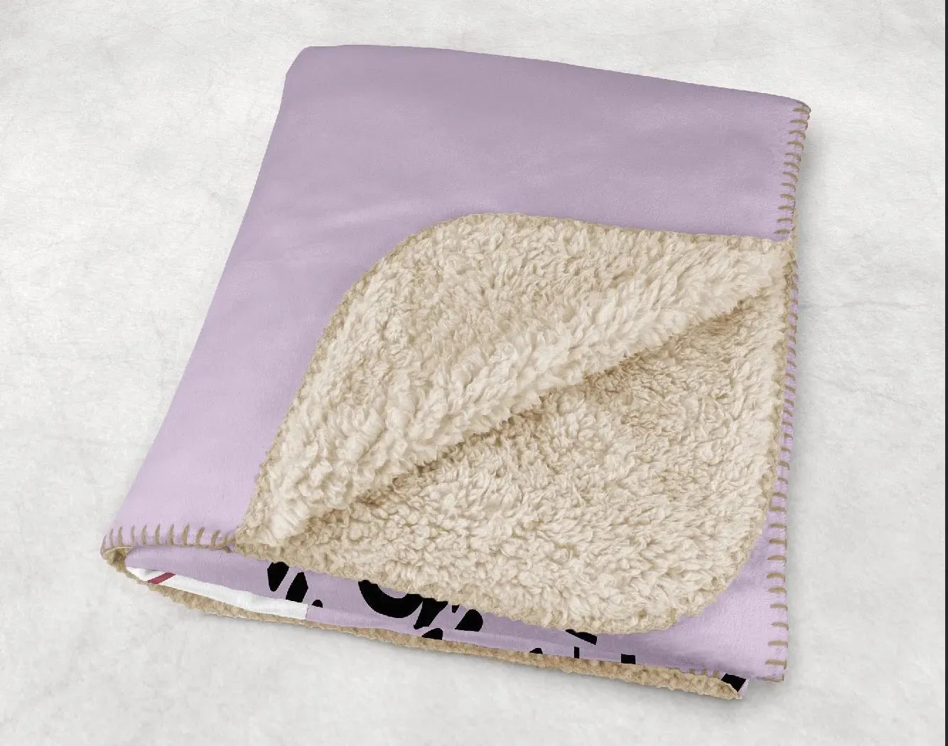 Sigma Kappa XL 60x80 Retro Sherpa Throw Blanket Throw Blankets