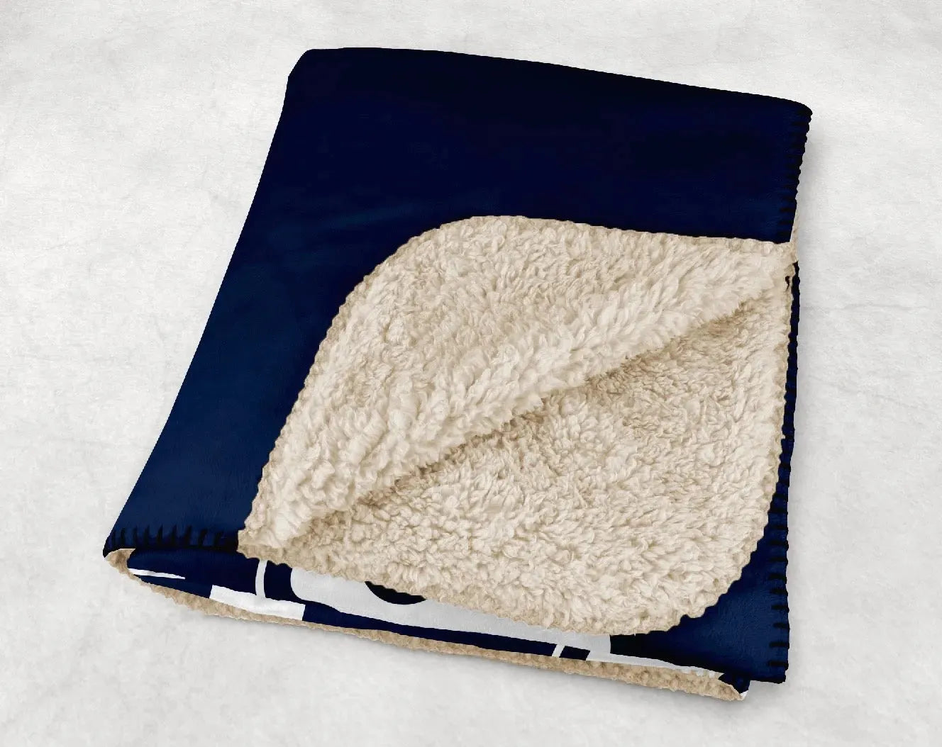 Butter University Sherpa Blanket XL 60x80 - Retro Throw Blankets