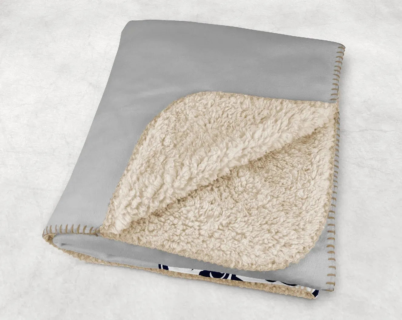 Butler University Sherpa Blanket - Color Split XL 60x80 Throw Blankets