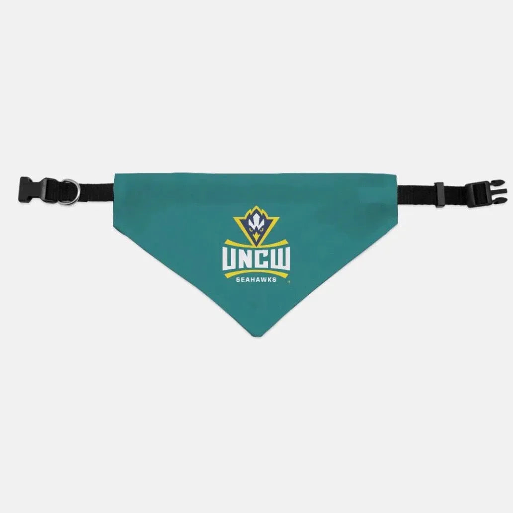 UNCW Pet Bandana - Teal Small Pet Bandanas