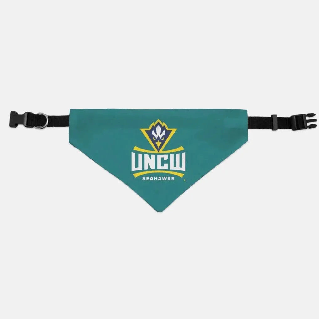 UNCW Pet Bandana - Teal Medium Pet Bandanas