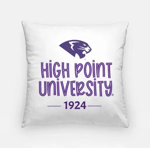 High Point University 1924 Pillow Cover 18" Pillow Covers