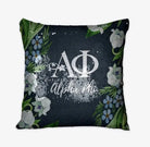 Alpha Phi Dark Lily Sequin Pillow Cover Pillow Covers