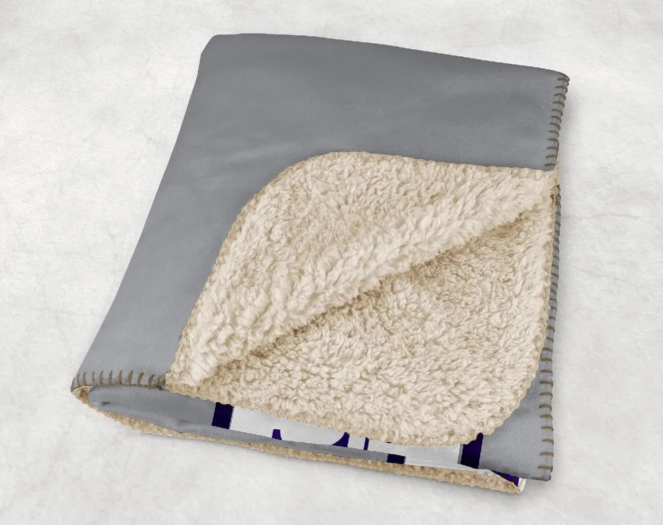 K-STATE XL 60x80 Sherpa Blanket Throw Blankets