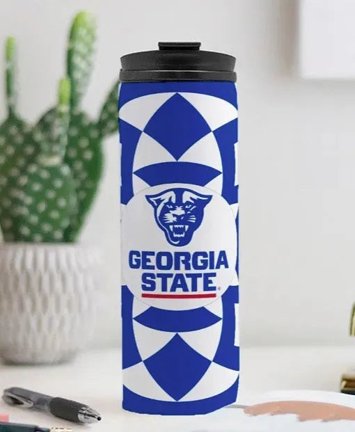 Georgia State University Blue Tribal Thermal Tumbler 16 oz. Drinkware