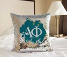 Alpha Phi Sequin Pillow Cover - Aqua Constellation Pillow Covers