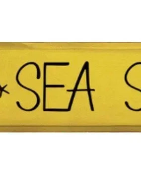 Sun. Sea. Sand. Wood Sign - 9"x36" Sunflower Wall Art & Signs