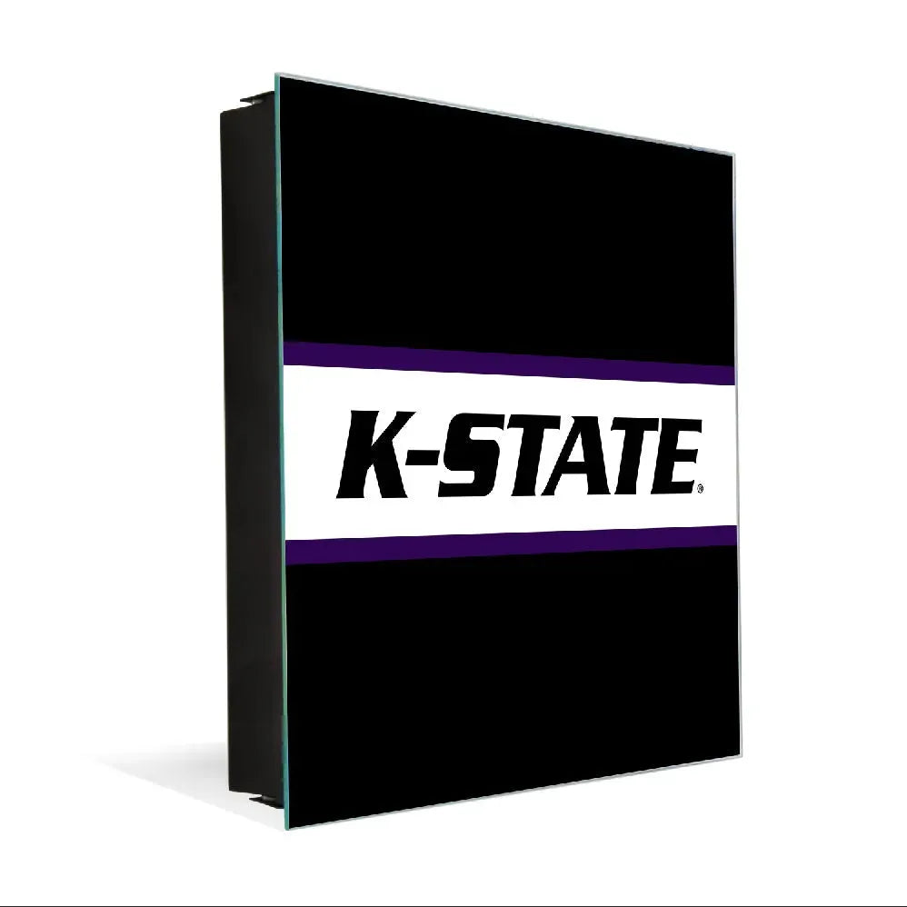 3-in-1 K-STATE Magnetic Dry-Erase Key Box / Key Cabinet Black White Key Box