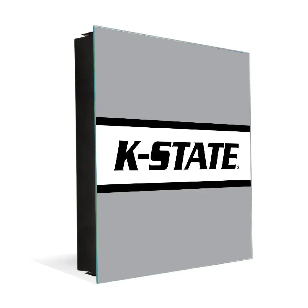 3-in-1 K-STATE Magnetic Dry-Erase Key Box / Key Cabinet Gray White Key Box