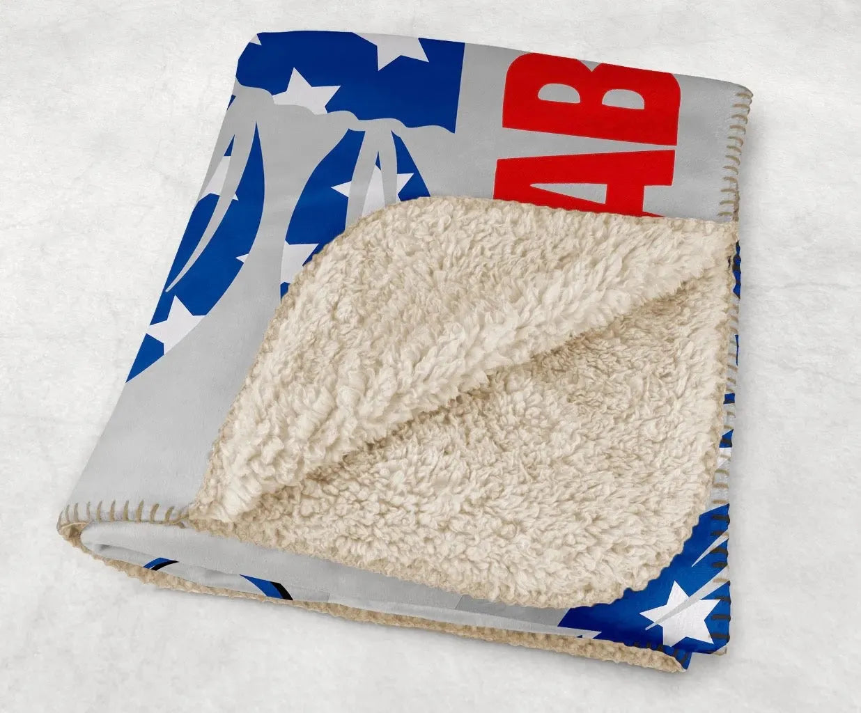 Tri Delta XL 60x80 Sherpa Throw Blanket American Flag Sunflower Throw Blankets