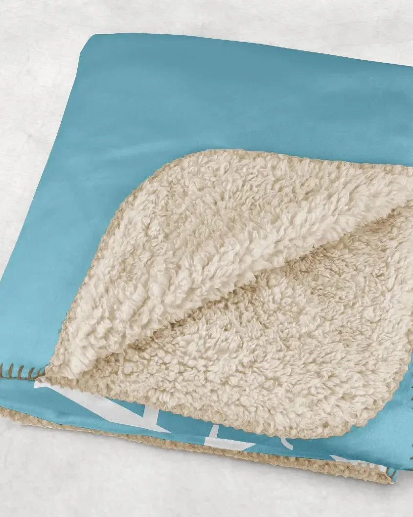 Alpha Chi Omega XL 60x80 Olympus Sherpa Throw Blanket Throw Blankets