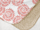 Gamma Phi Beta XL 60x80 Sherpa Throw Blanket - Blush Carnations Throw Blankets