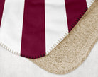 Alpha Phi XL 60x80 Sherpa Blanket - Starburst Crest Throw Blankets