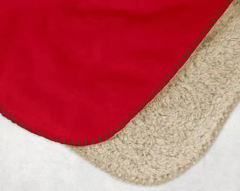 Chi Omega XL 60x80 Sherpa Throw Blanket - Geometric Throw Blankets