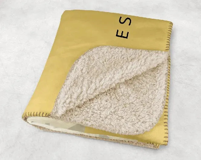 Chi Omega XL 60x80 Blanket - Straw Gradient Throw Blankets