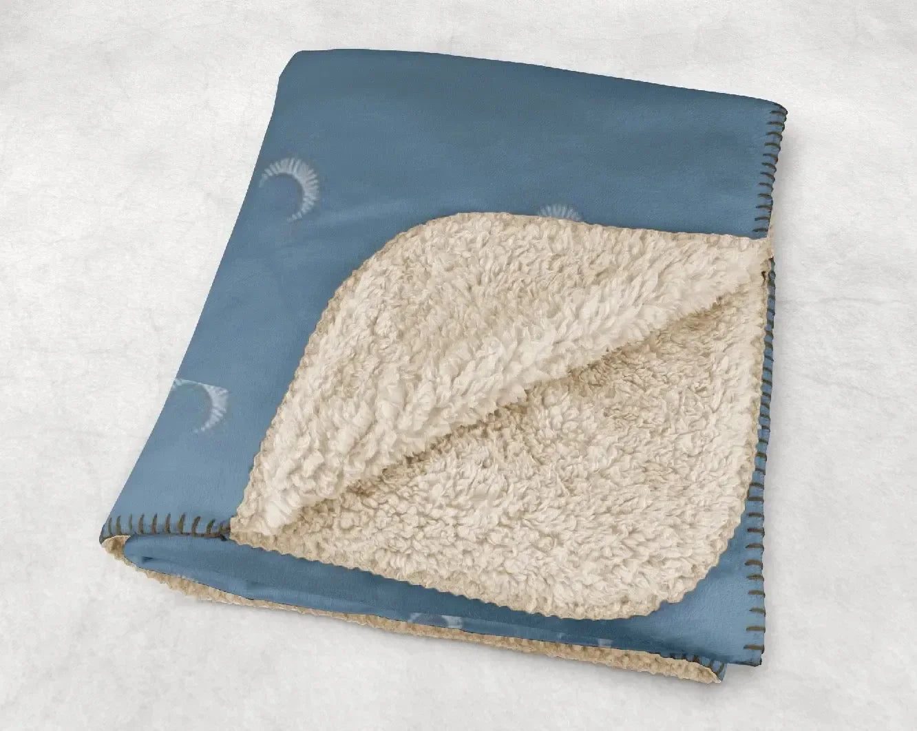 Gamma Phi Beta XL 60x80 Sherpa Throw Blanket - Crescent Throw Blankets