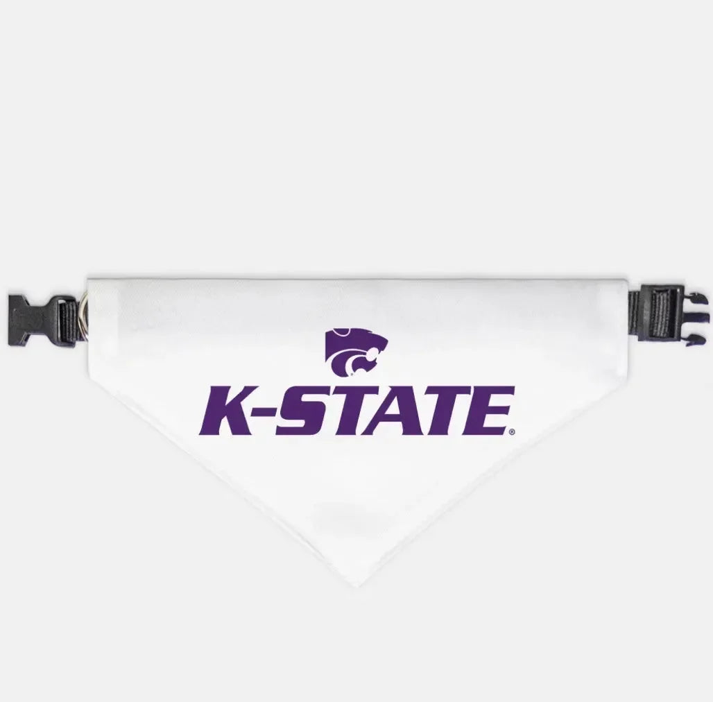 Kansas State University Pet Bandana - K-STATE XL Pet Bandanas