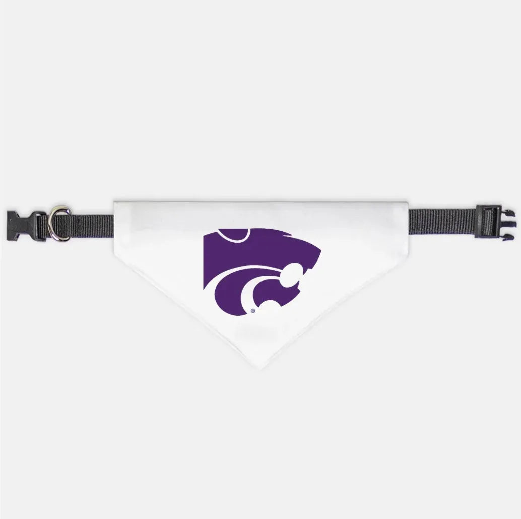 Kansas State University Wildcat Pet Bandana Medium Pet Bandanas