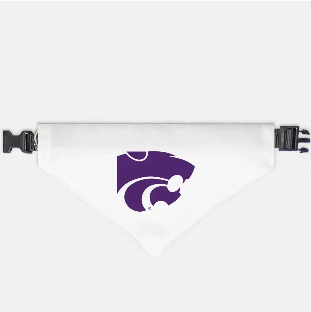 Kansas State University Wildcat Pet Bandana Large Pet Bandanas