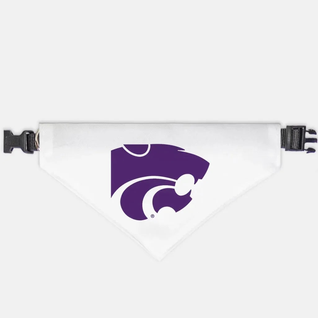 Kansas State University Wildcat Pet Bandana XL Pet Bandanas