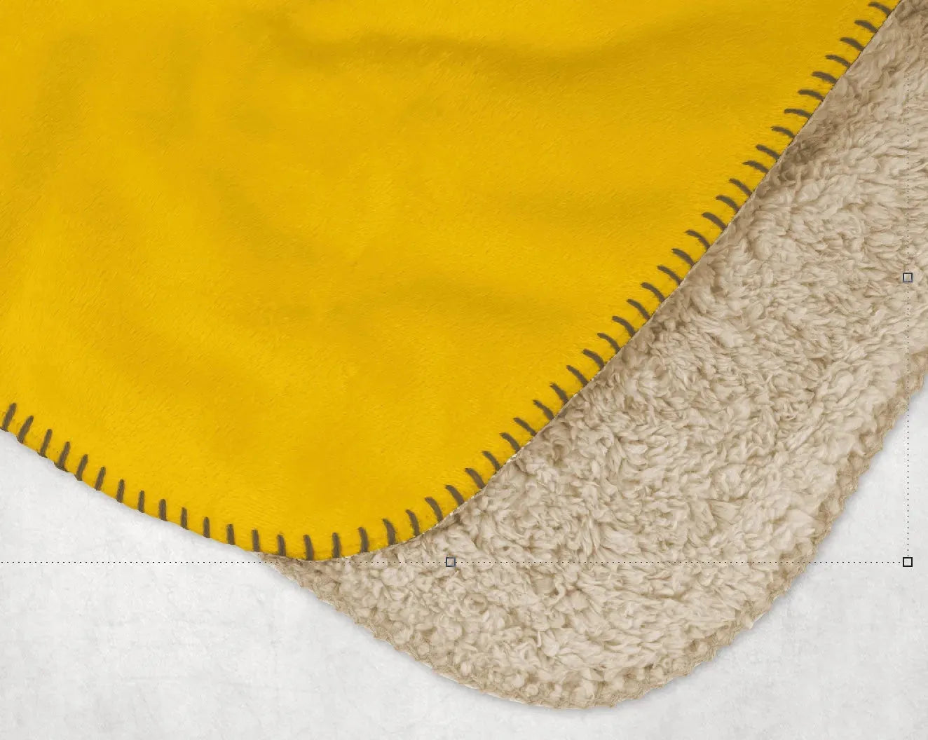 Alpha Xi Delta XL 60x80 Sherpa Throw Blanket - Gold Color Split Throw Blankets