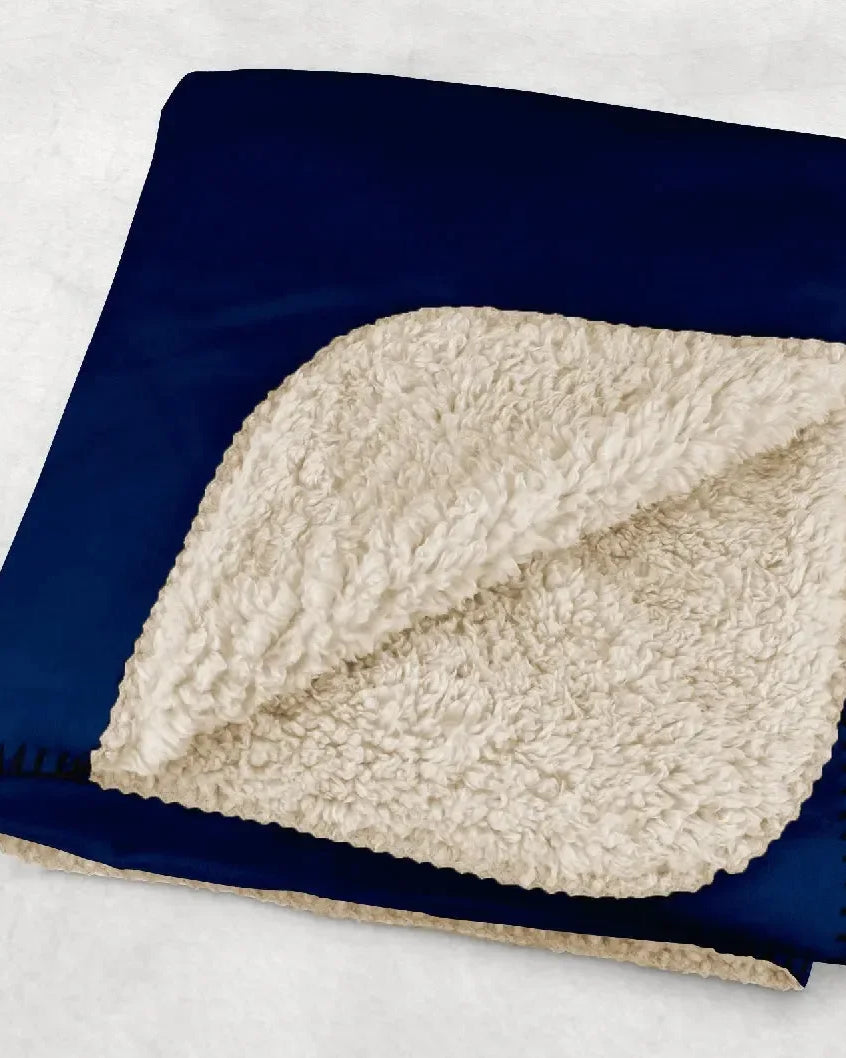 Alpha Xi Delta XL 60x80 Sherpa Throw Blanket - Greek Letters Throw Blankets
