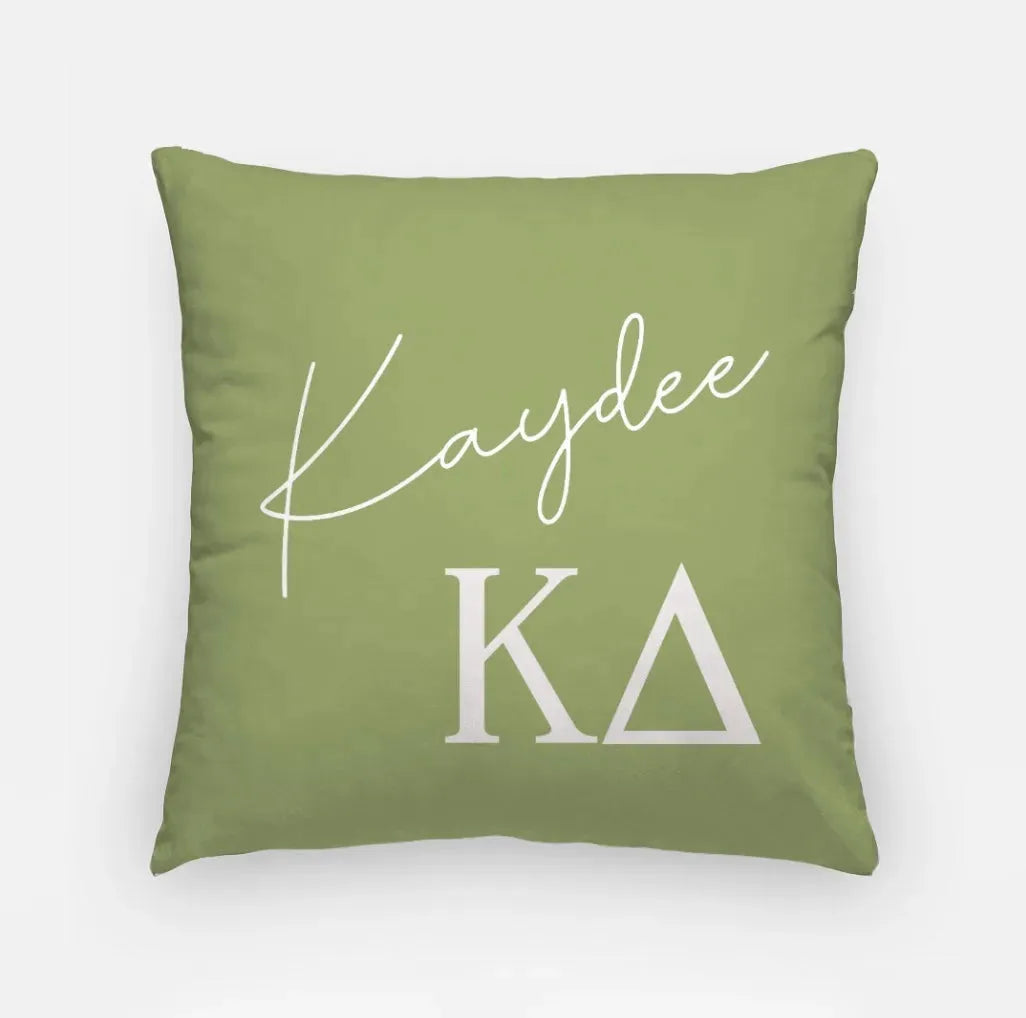 Kaydee 18" Throw Pillow Cover Olive Pillow Covers