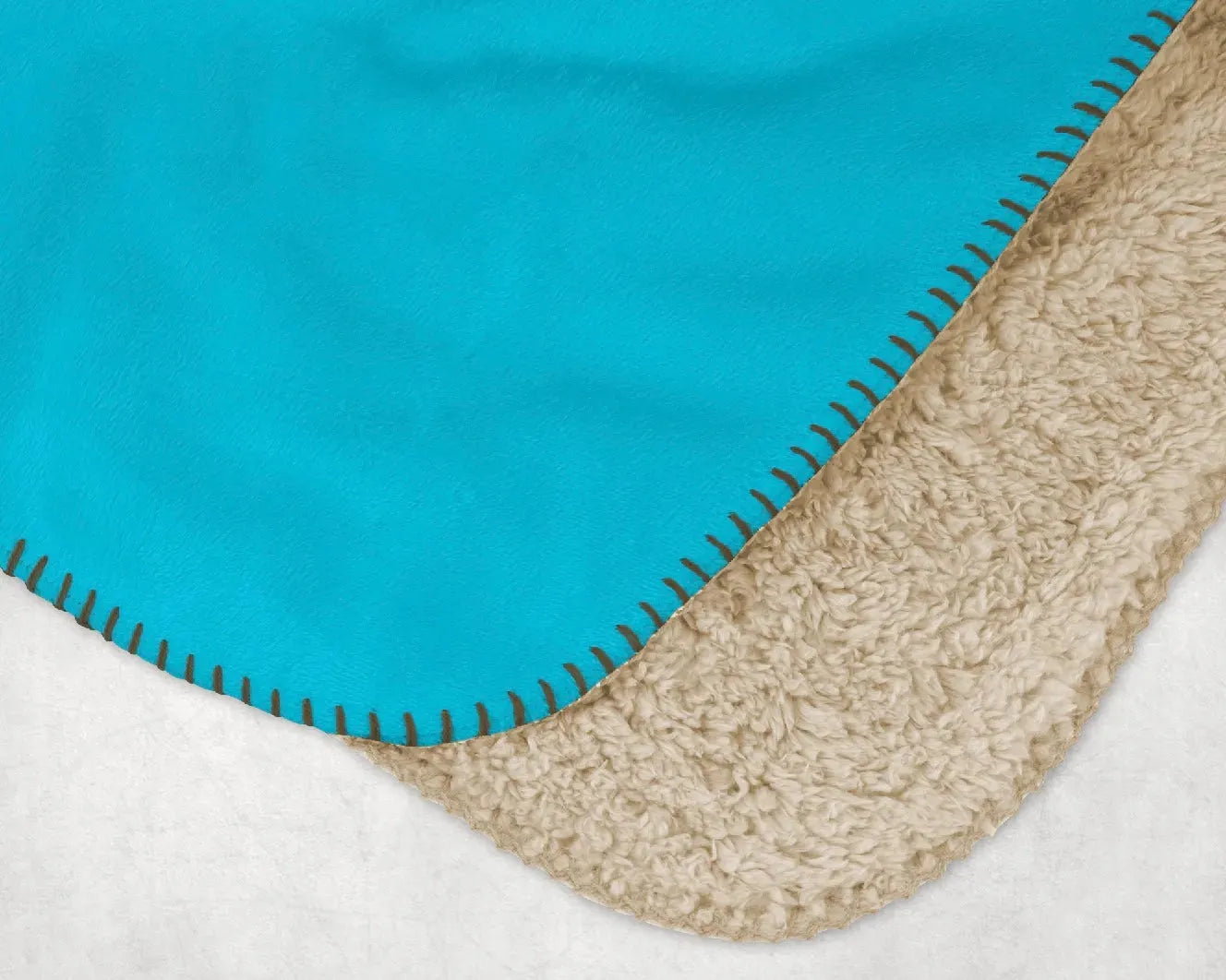 Tri Delta XL 60x80 Blanket - Bright Blue Large Logo Throw Blankets