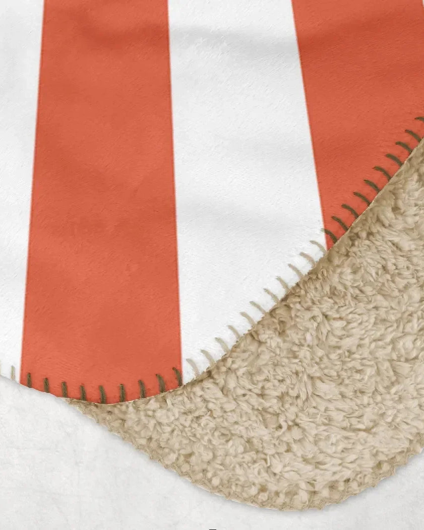 Kappa Delta Starburst XL 60x80 Sherpa Throw Blanket Throw Blankets