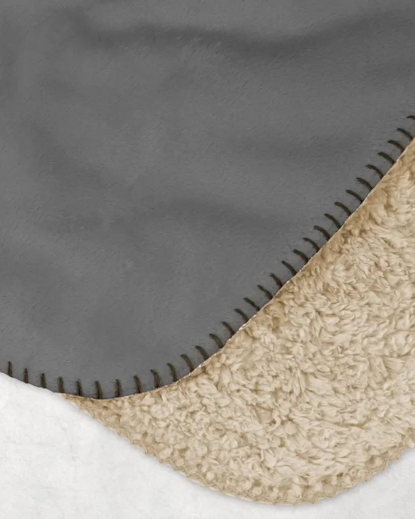 Kappa Delta XL 60x80 Sherpa Throw Blanket - Crest Throw Blankets