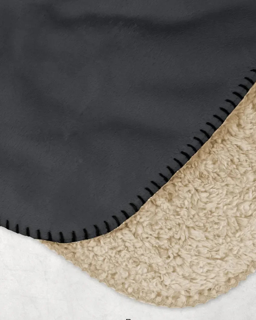 Delta Zeta XL 60x80 Sherpa Blanket - Retro Throw Blankets