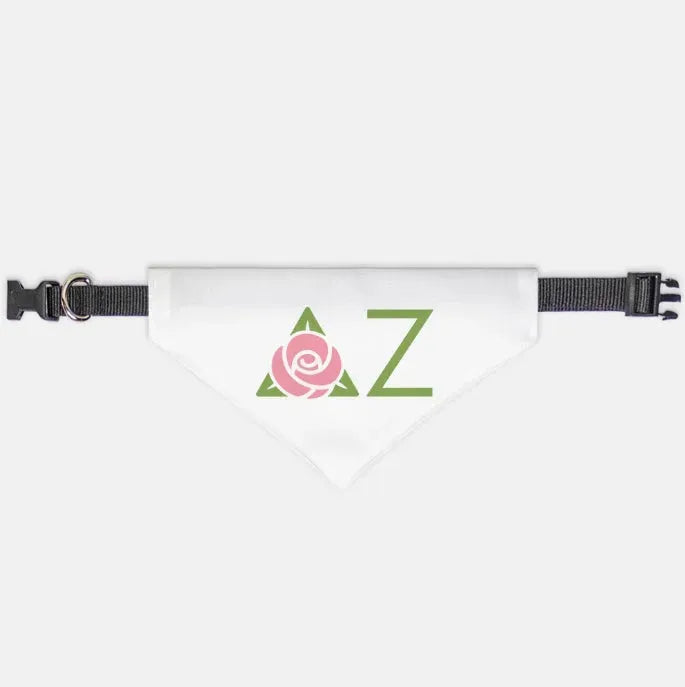 Delta Zeta Traditional Pet Bandana Pet Bandanas