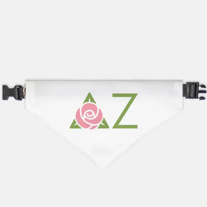 Delta Zeta Traditional Pet Bandana Large Pet Bandanas