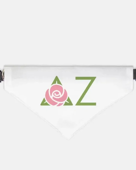 Delta Zeta Traditional Pet Bandana Large Pet Bandanas