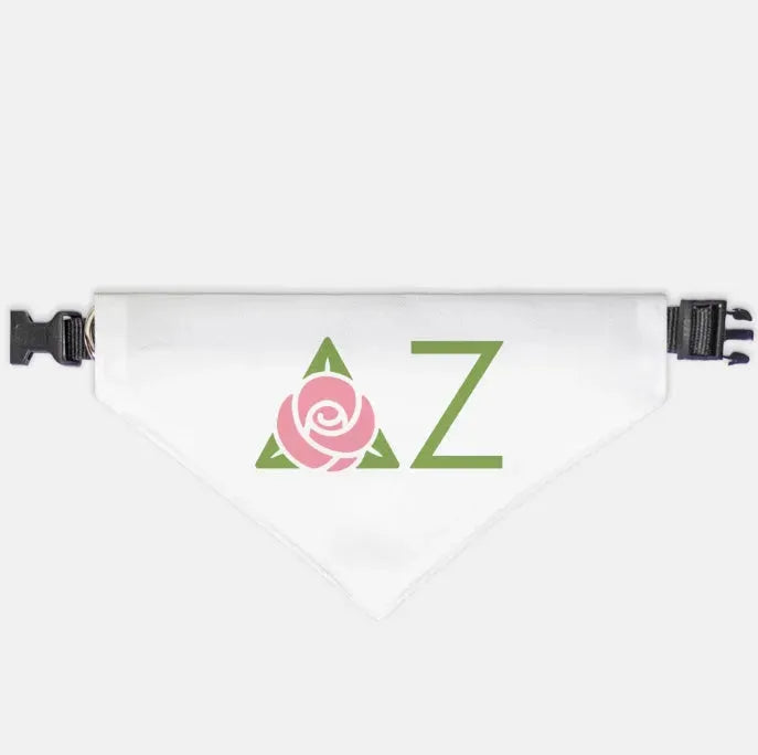Delta Zeta Traditional Pet Bandana Large Pet Bandanas