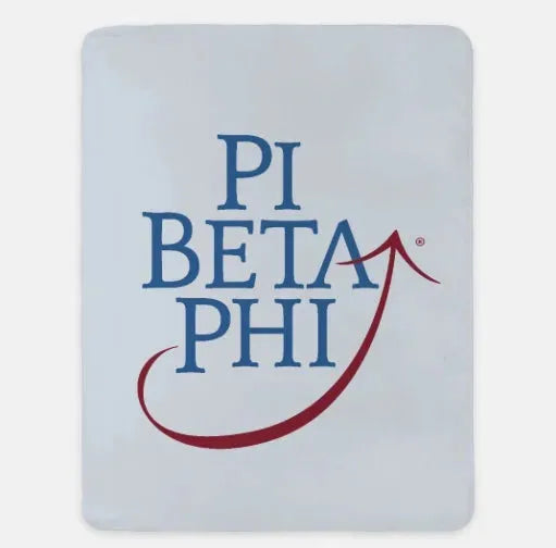 Pi Beta Phi XL 60x80 Traditional Sherpa Throw Blanket Throw Blankets