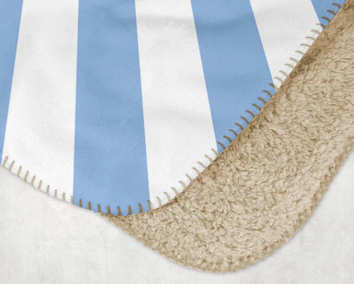 Delta Gamma XL 60x80 Starburst Sherpa Blanket Throw Blankets