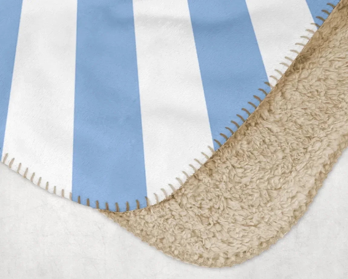 Delta Gamma XL 60x80 Starburst Sherpa Blanket Throw Blankets