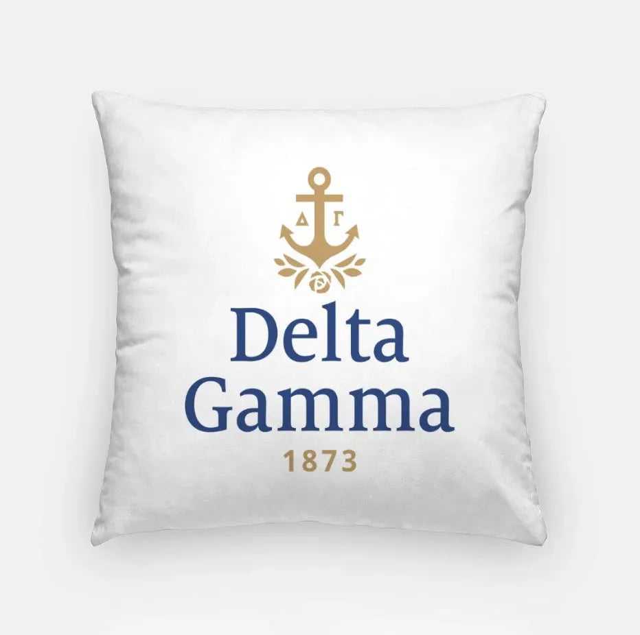 Delta Gamma 18" Traditional Pillow Cover Traditional Pillow Covers