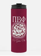 Pi Beta Phi Bordeaux Carnation Thermal Tumbler 16 oz. Drinkware
