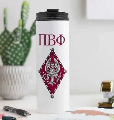 Pi Beta Phi Crest Thermal Tumbler 16 oz. Drinkware