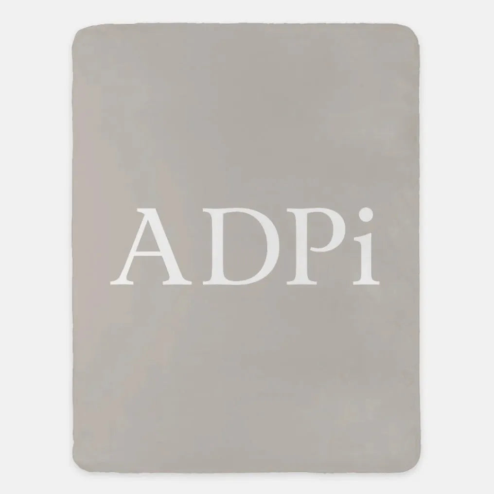 ADPi Sherpa XL 60x80 Sherpa Throw Blanket Sand Throw Blankets
