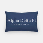 Alpha Delta Pi Lumbar Pillow Cover - Traditional Midnight Pillow Covers