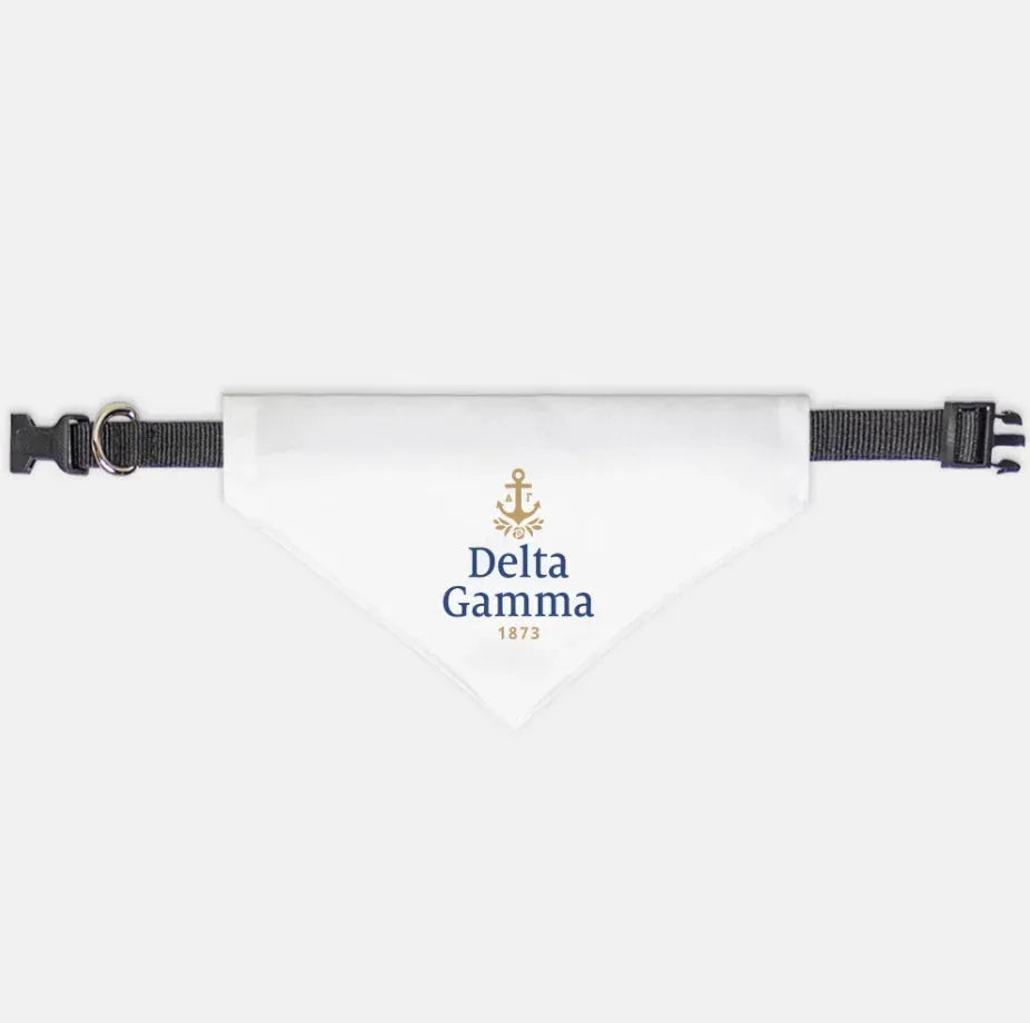Delta Gamma Traditional Pet Bandana Small Pet Bandanas