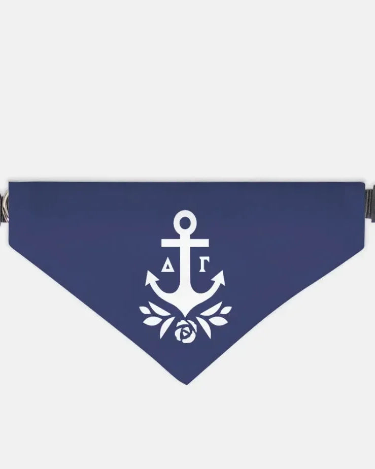 Delta Gamma Pet Bandana - Brandmark Navy XL Pet Bandanas