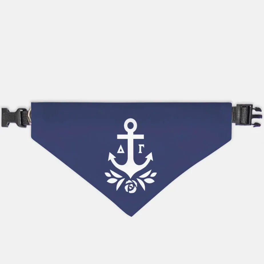 Delta Gamma Pet Bandana - Brandmark Navy XL Pet Bandanas