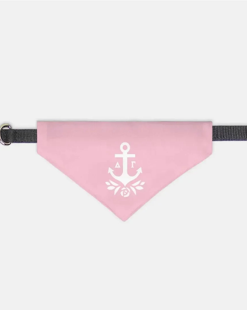 Delta Gamma Pet Bandana - Brandmark Pink Small Pet Bandanas