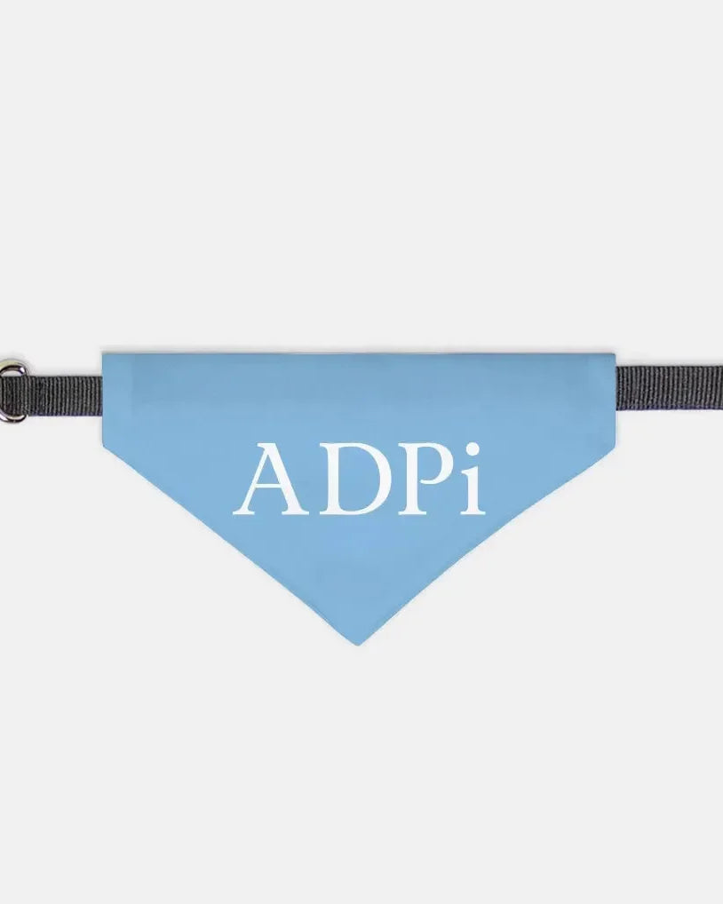 ADPi Pet Bandana Adelphean Blue Medium Pet Bandanas
