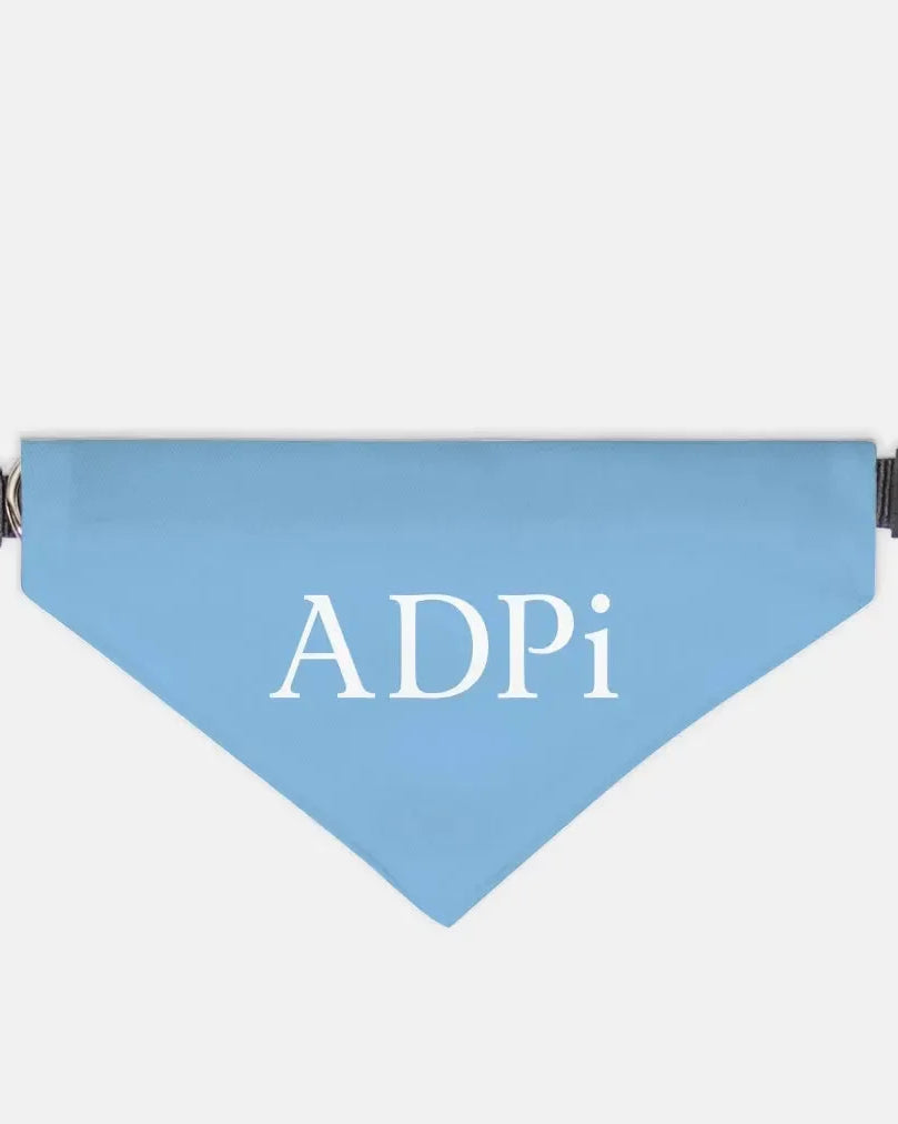 ADPi Pet Bandana Adelphean Blue Large Pet Bandanas